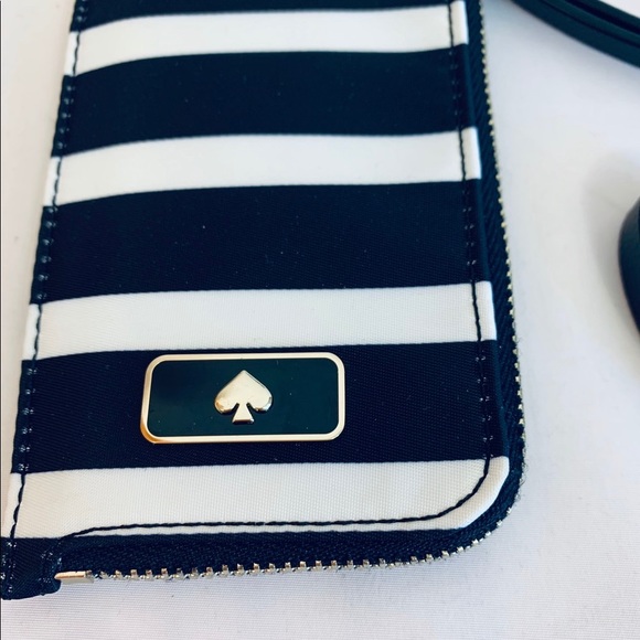 Kate Spade Dawn Sailing Stripe Case ID Lanyard - Picture 3 of 5